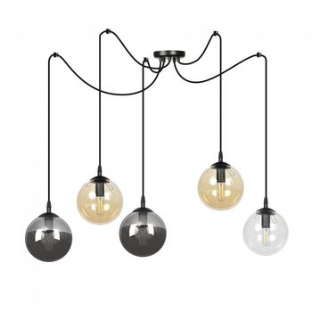 Lámpara colgante fedora mix (5 luces)