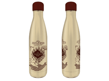 Botella - Sherwood Harry Potter, Mantiene el calor hasta 8 horas y frío 24 horas, Sin BPA, Acero inoxidable, 550 ml, Térmica