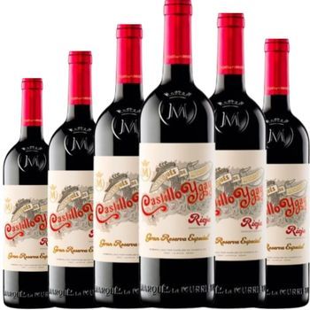 Castillo Ygay Tinto Gran Reserva, Vino Tinto Español Con Crianza 75 Cl 14 % Pack 6 Botellas