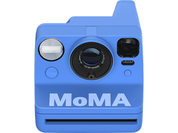 Cámara instantánea - Polaroid Now Generation 3 Edición MoMA, 79 mm x mm, Flash, Azul