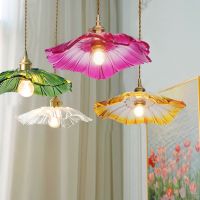 luces colgantes vintage lamparas colgantes de cristal de flores iluminacion de decoracion del hogar sala de estar dormitorio mesita de noche accesorio de iluminacion para tienda interior