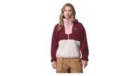 polar columbia women s 1 2 zip sequoia grove blanco rojo