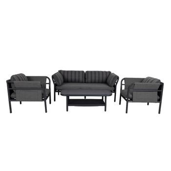 Conjunto De Jardín Montecarlo 5 Plazas - Gris