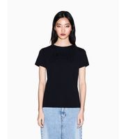 ax armani exchange para mujer xw002294af17172uc001 camiseta casual negro l algodon manga corta