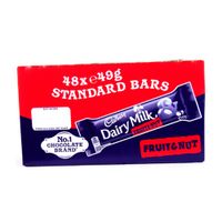cadbury dairy milk fruit  nut - 48 x 49g