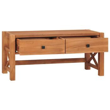 Mueble Para Tv De Madera Reciclada De Teca 100x40x45 Cm
