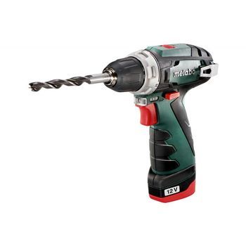 Metabo Powermaxx Bs Basic 1400 Rpm Sin Llave 800 G Negro, Rojo