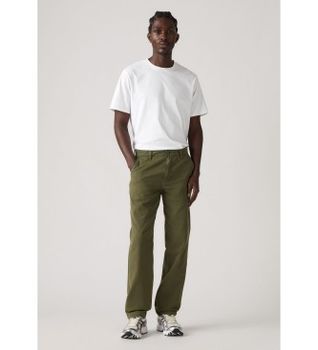 Levi's para hombre. A5753-0055 Pantalón Xx Chino Authentic verde (36/34), Casual, Algodón