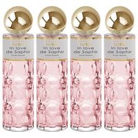 pack de 4 eau de parfum mujer saphir in love 200ml