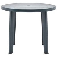 mesa de jardin  mesa de exterior de plastico verde 89 cm