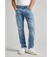 pepe jeans para hombre pm207390mn5 jeans tapered azul 2932 casual algodon denim