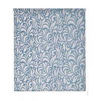 estoralis - estor enrollable translucido   jacquard  140 x 255 cm anchoalto tamano tela 137 x 250 cm  myrcella azul