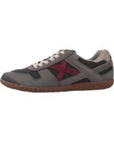 de munich munich goal 8001629 zapatillas casual gris con detalles burdeos y negro