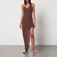 de la vali matisse chiffon maxi dress - uk 12