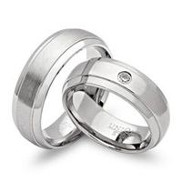 anillos de boda anillos de pareja de acero inoxidable grabado