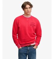 superdry para hombre m2014563a sudadera block text rojo l casual algodon