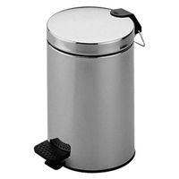 cubo de basura keuco articulo universal 12 l plata-eloxiert 04999170000