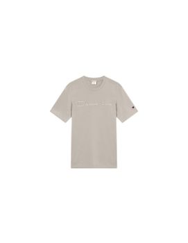 Camiseta Champion Ss Tee Hombre Gris