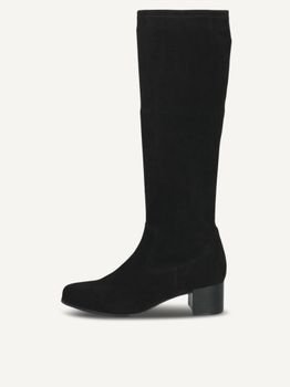 CAPRICE Boots, black, made of Textiles with Block heel, Size 40