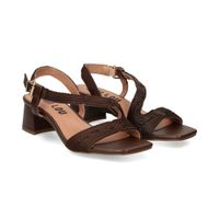 bibi lou sandalias con tacon mujer - marron talla 37