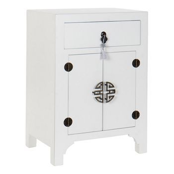 Mesita De Noche Dkd Home Decor Abeto Madera Mdf (45 X 34 X 66 Cm)