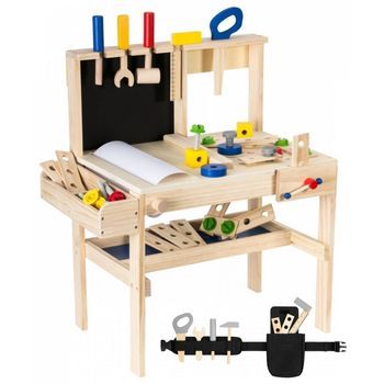 Taller De Bricolaje Infantil De Madera 75 Piezas Con Herramientas