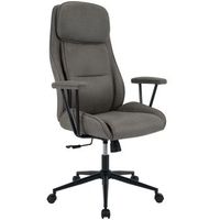 silla de oficina siddar simil cuero gris antiguo 65x75x121 cm clp