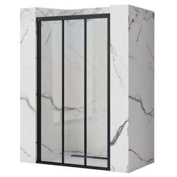 Puerta De Ducha Rea Alex Black 90