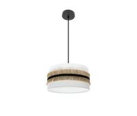 lampara de techo metal color blanco serie angola 40cm