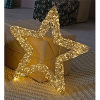 estrella 3d oro pet 55 cms 1200 leds ip44 55x5x55 cms