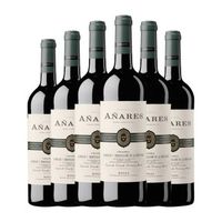 olarra vino tinto anares rioja crianza 75 cl 135 vol pack de 6 unidades