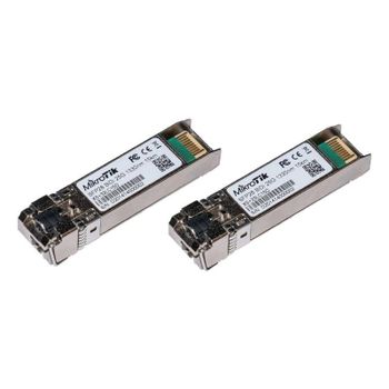 Tarjeta de Red Mikrotik XS+2733LC15D LC 25Gbps Fibra Óptica 15km