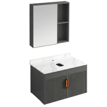 Conjunto De Muebles De Baño Con Encimera Top Aa18 Marti Grey 60cm