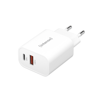 Intenso | Cargador pared W30AC|1xUSB-A 1xUSB-C