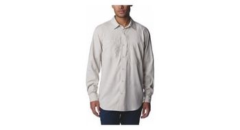 Camiseta columbia silver ridge utility lite gris para hombre