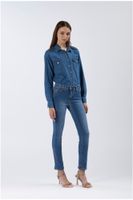 vaqueros denim slim super stretch medium blue