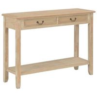 mesa consola de madera 110x35x80 cm vidaxl
