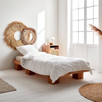 Ropa De Cama De Gasa Y Algodón Blanco