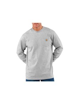 Camiseta Carhartt Workwear Pocket T-Shirt L/S Hombre Gris
