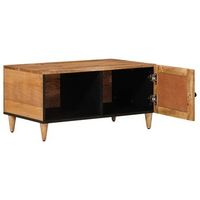 mesa de cafe  mesa de centro natural 80 x 50 x 40 cm madera de mango maciza