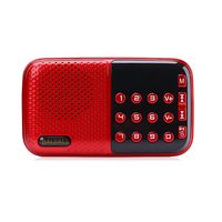 lifa radio fm digital pequeno con entradas usb y tarjeta sd radio portatil recargable v8