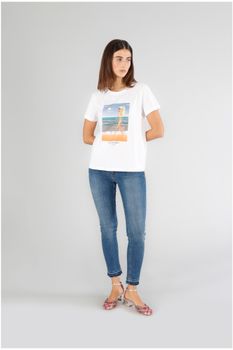 camiseta de manga corta con estampado forte dei marmi white