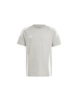 camiseta de futbol adidas tiro24 infantil gris