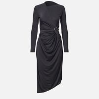 stine goya stretch-jersey wrap dress - m