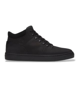 Timberland para hombre. TB0A5T9GW021 Zapatillas de piel Lisbon Hill negro (37), Plano, Cordones, Casual
