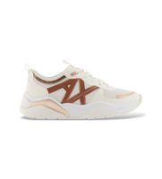 ax armani exchange para mujer xw002230af21432mz431 zapatillas big logo blanco 37 ecopiel azul 3 a 5cm cordones casual