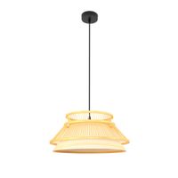 lampara de techo colgante bambu bertino negnatural 1xe27 46d