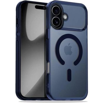 Funda para móvil Cool Magnética Silicona Azul Antigolpes para iPhone 17