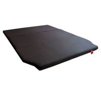 cama para volkswagen caravelle - 5cm grosor con hr 20kgm3 suave 3cm de viscoelastica - negro