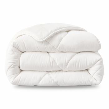Edredón Nórdico Relleno de Fibra Hueca Siliconada Transpirable para Cama de 90 / 105 / 135 / 180 CM, 300 Gr Blanco Azul Rosa Gris - EasySpeed